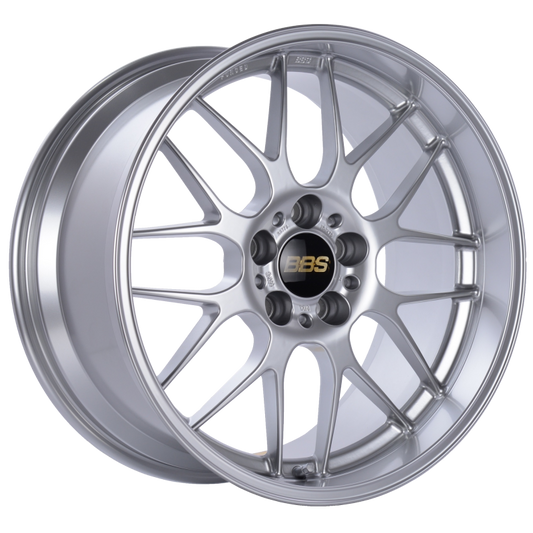 BBS RG-R 19x10 5x120 ET25 PFS Diamond Silver Wheel -82mm PFS/Clip Req