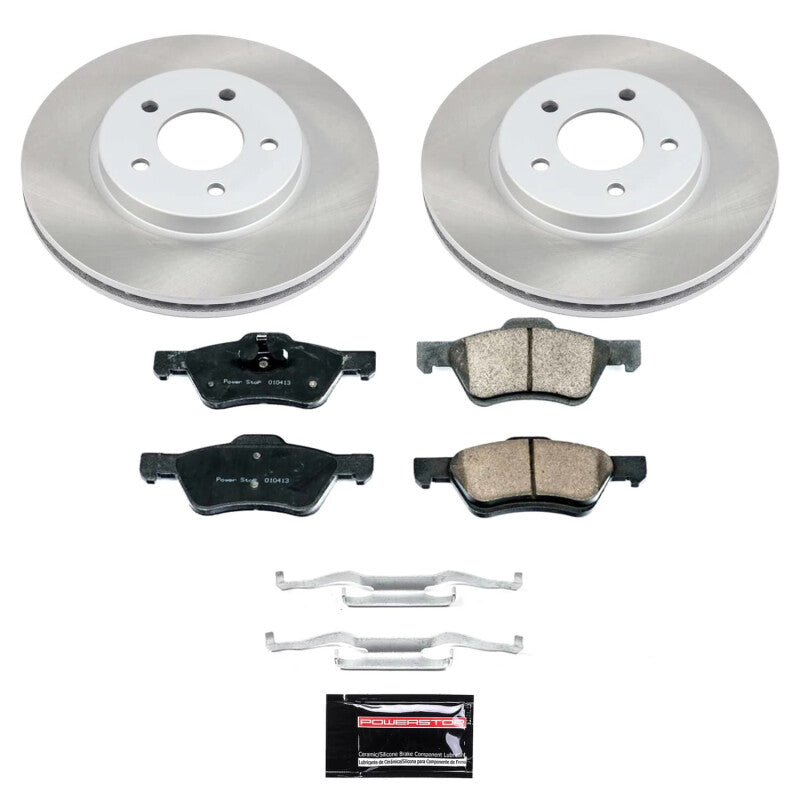 Power Stop 10-11 Mercury Mariner Front Semi-Coated Rotor Kit