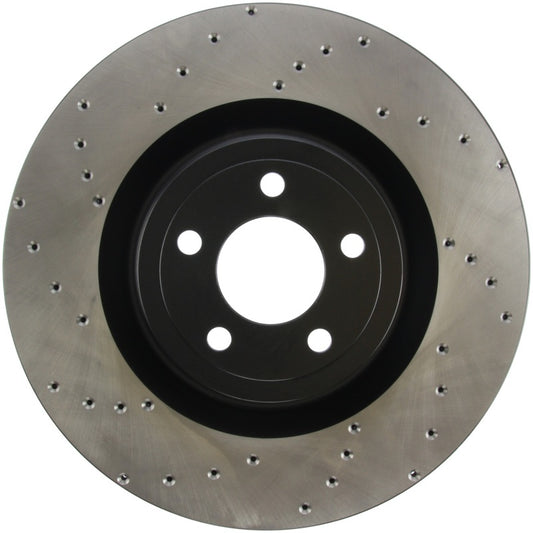 StopTech Cross Drilled Sport Brake Rotor - 2015 Ford Mustang w/ Brembo - Front Right