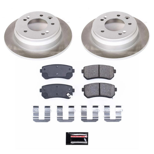 Power Stop 11-16 Kia Sportage Rear Semi-Coated Rotor Kit