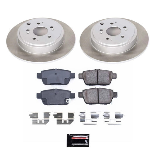 Power Stop 06-11 Honda Ridgeline Front Semi-Coated Rotor Kit