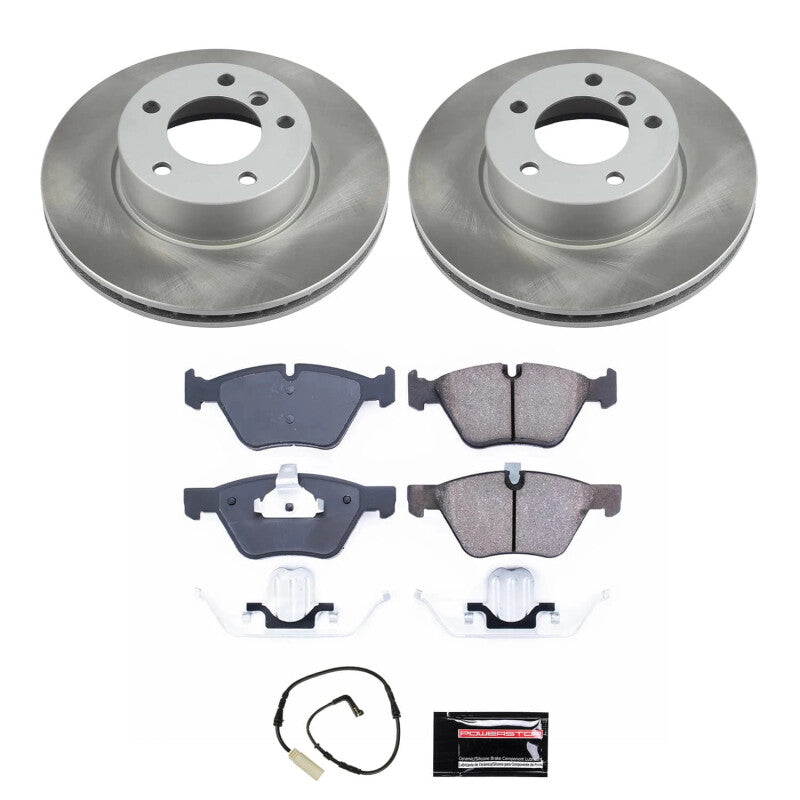 Power Stop 08-10 BMW 128i Front Semi-Coated Rotor Kit