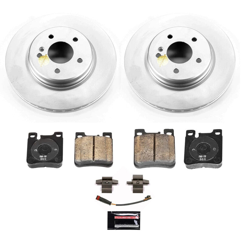 Power Stop 07-10 Mercedes-Benz SLK55 AMG Rear Z23 Coated Brake Kit