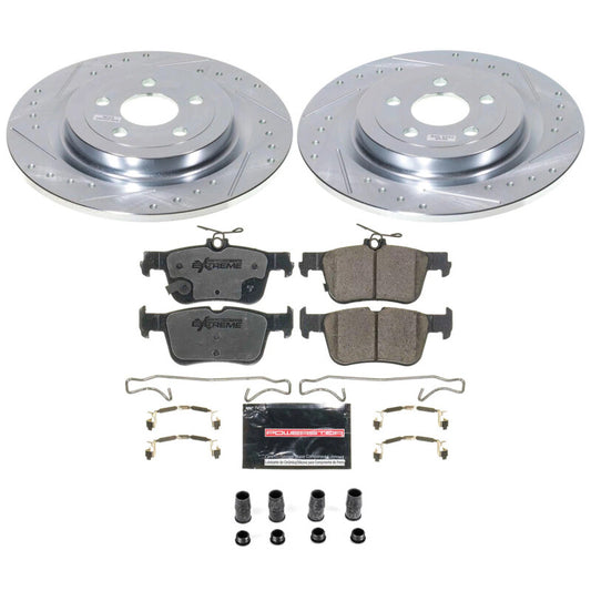 Power Stop 21-23 Ford Mustang Mach-E Rear Z26 Street Brake Kit