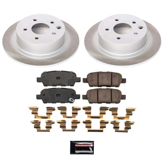 Power Stop 07-10 Nissan Altima Rear Semi-Coated Rotor Kit