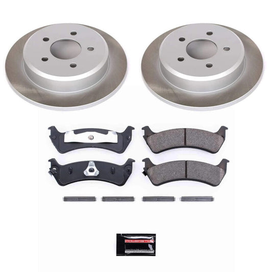 Power Stop 01-02 Ford Explorer Sport Rear Semi-Coated Rotor Kit