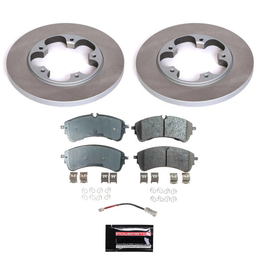 Power Stop 22-23 Ford Transit-350 Rear Semi-Coated Rotor Kit