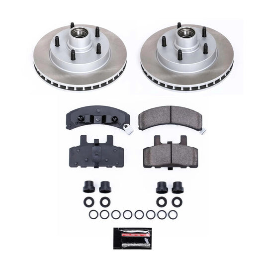 Power Stop 94-99 Dodge Ram 1500 Front Semi-Coated Rotor Kit