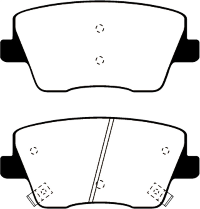 EBC 2019+ Hyundai Veloster Turbo N (2nd Gen) 2.0L Ultimax Rear Brake Pads