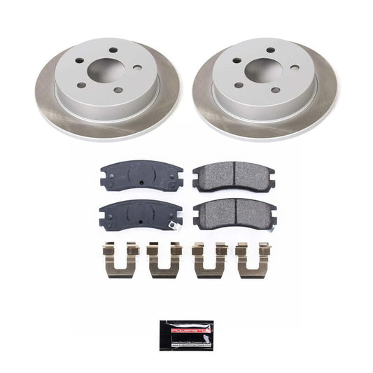 Power Stop 97-03 Pontiac Grand Prix Rear Semi-Coated Rotor Kit