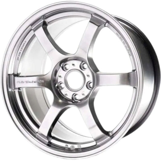 Gram Lights 57DR 17x9.0 +22 5-114.3 Grace Silver Wheel