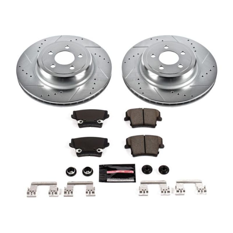 Power Stop 06-14 Dodge Charger Rear Z23 Evolution Sport Brake Kit