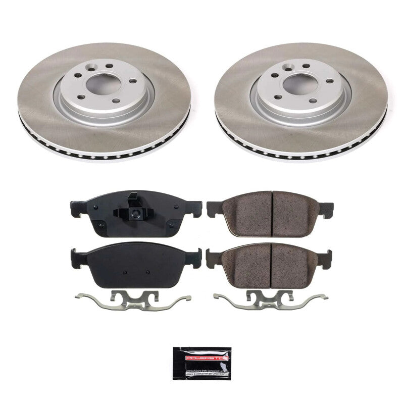 Power Stop 14-18 Ford Transit Connect Front Semi-Coated Rotor Kit