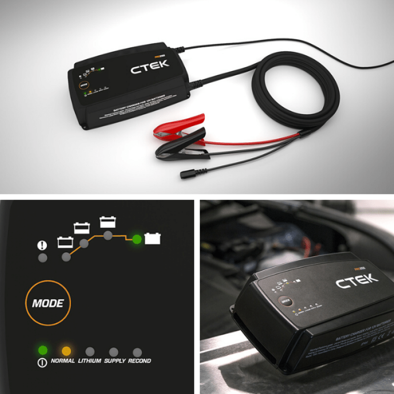 CTEK PRO25S Battery Charger - 50-60 Hz - 12V