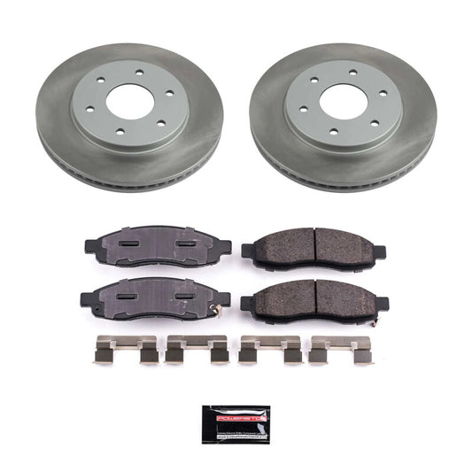 Power Stop 04-05 Nissan TITAN Front Semi-Coated Rotor Kit