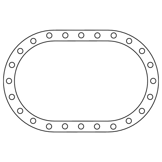 Cometic Fuel Cell .062in Fiber Filler Gasket - 24 Bolt - Oval