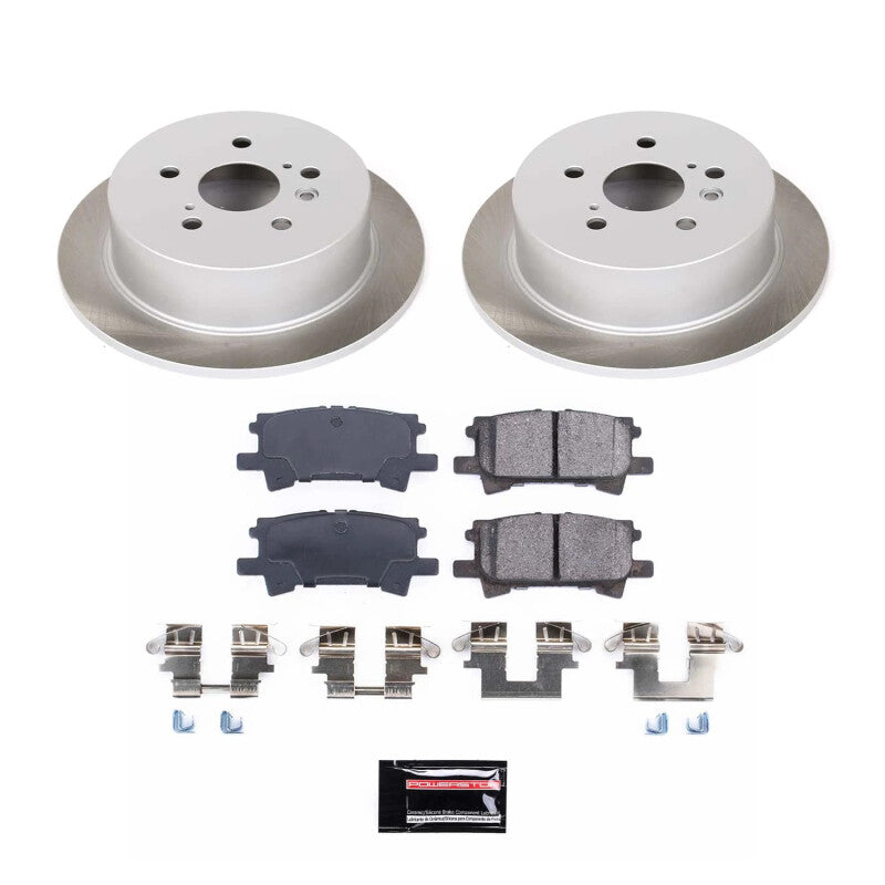 Power Stop 04-07 Toyota Highlander Rear Semi-Coated Rotor Kit