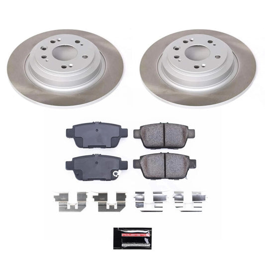 Power Stop 09-14 Acura TL Rear Semi-Coated Rotor Kit