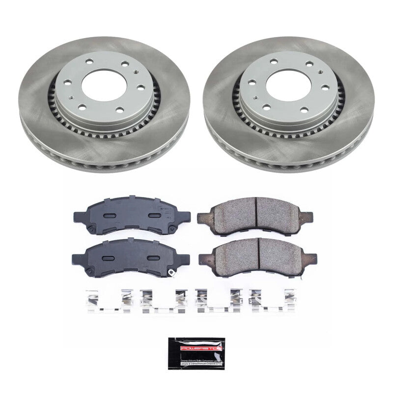 Power Stop 06-08 Isuzu Ascender Front Semi-Coated Rotor Kit