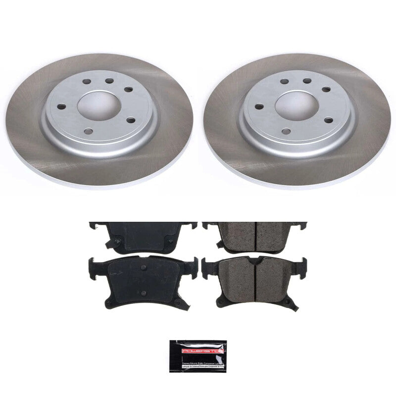 Power Stop 20-23 Chrysler Voyager Rear Semi-Coated Rotor Kit