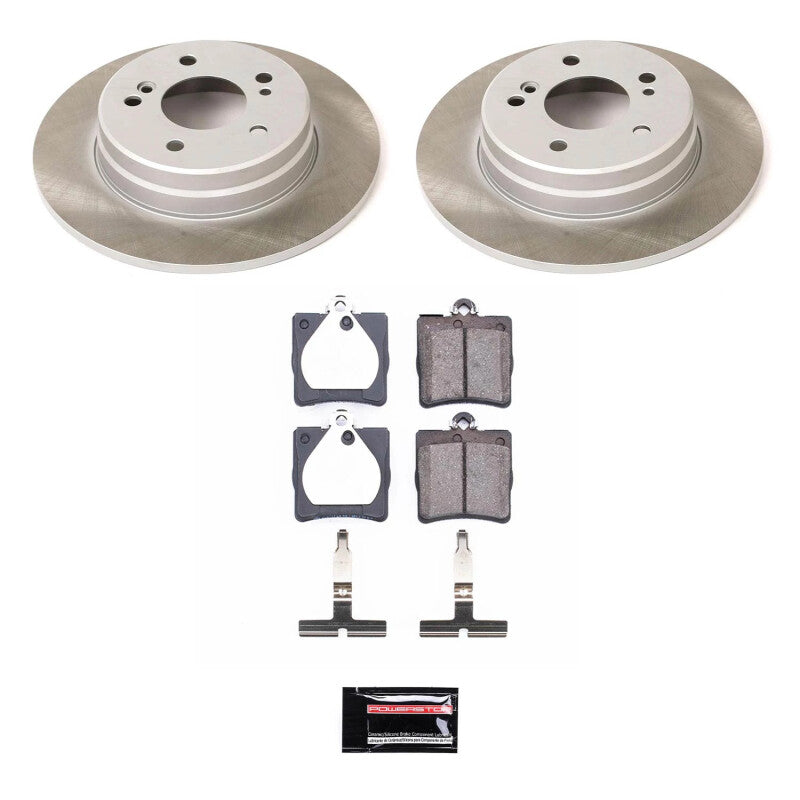 Power Stop 01-04 Mercedes-Benz SLK320 Rear Semi-Coated Rotor Kit