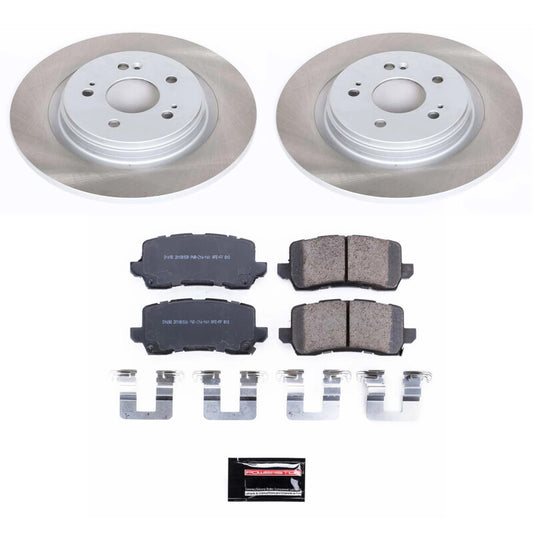 Power Stop 18-20 Honda Odyssey Rear Semi-Coated Rotor Kit