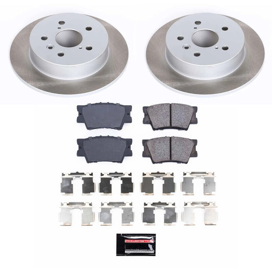 Power Stop 18-24 Toyota Camry Rear Semi-Coated Rotor Kit