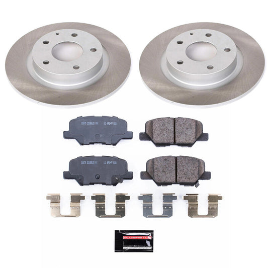 Power Stop 14-15 Mazda 6 Rear Semi-Coated Rotor Kit