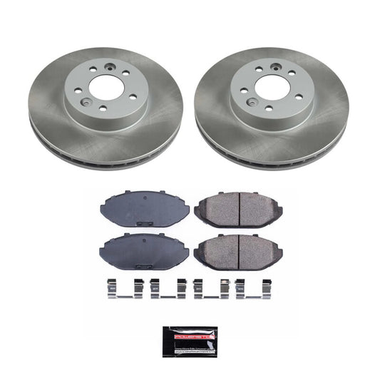 Power Stop 98-02 Mercury Grand Marquis Front Semi-Coated Rotor Kit