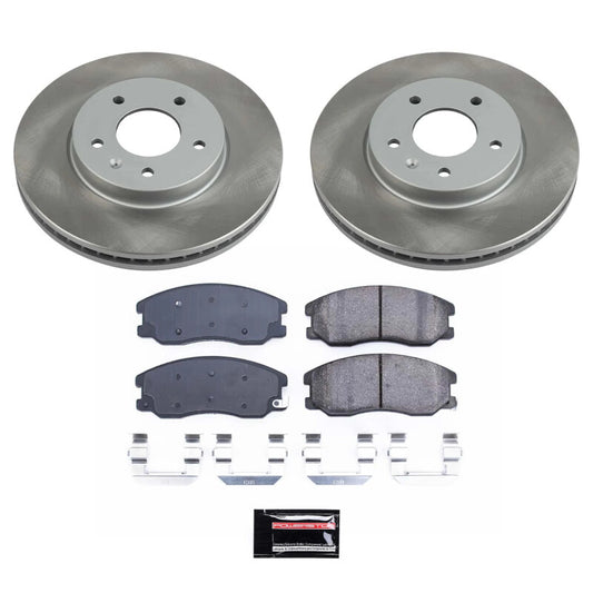 Power Stop 07-09 Suzuki XL-7 Front Semi-Coated Rotor Kit