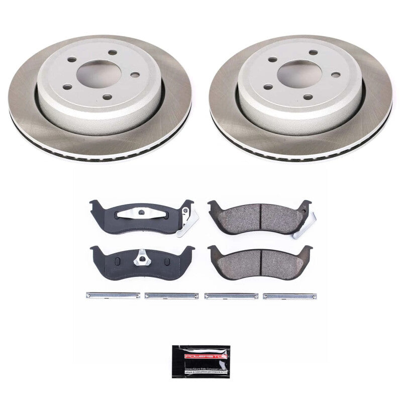 Power Stop 03-04 Mercury Marauder Rear Semi-Coated Rotor Kit