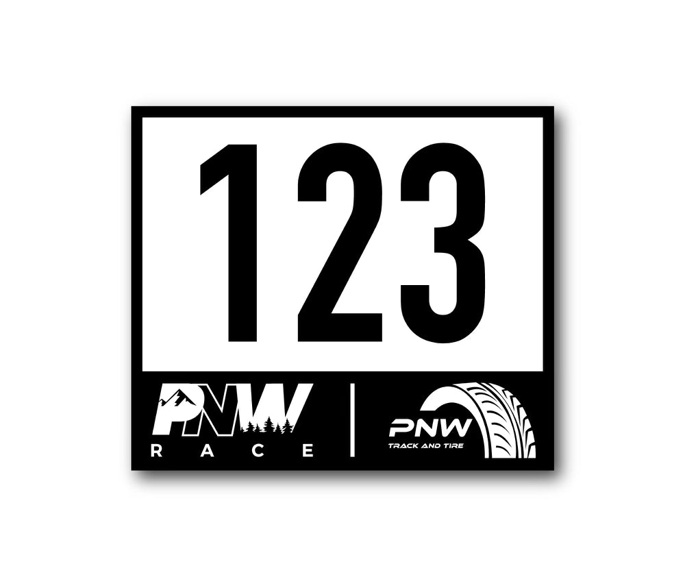 PNW Race x PNW Track and Tire Vinyl Door Card Set