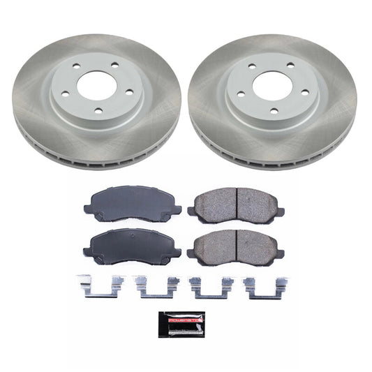 Power Stop 11-20 Mitsubishi Outlander Sport Front Semi-Coated Rotor Kit