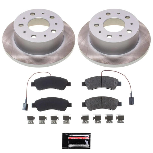 Power Stop 14-21 Ram ProMaster 3500 Rear Semi-Coated Rotor Kit