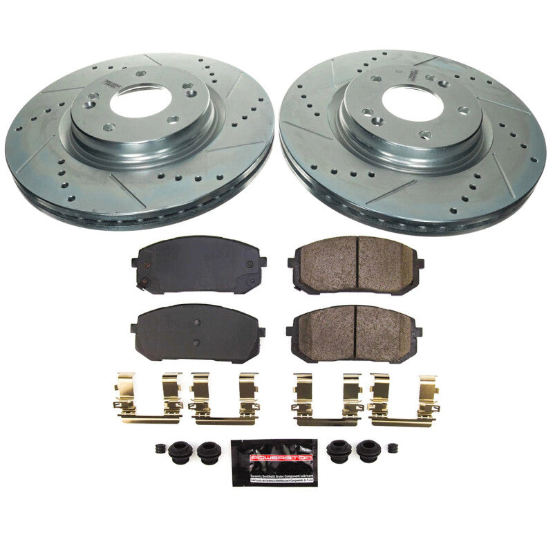 Power Stop 2024 Hyundai Elantra Front Z23 Evolution Brake Kit