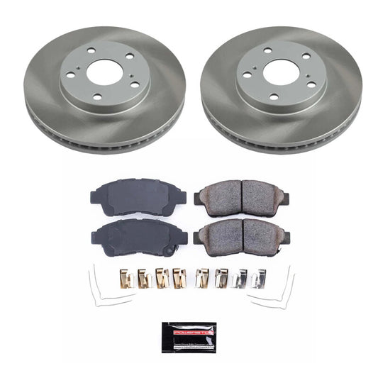 Power Stop 92-01 Toyota Camry Front Semi-Coated Rotor Kit