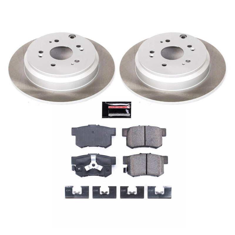 Power Stop 05-16 Honda CR-V Rear Semi-Coated Rotor Kit