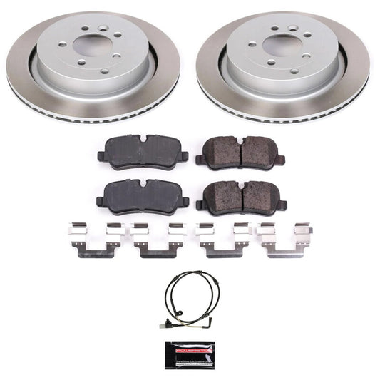 Power Stop 06-13 Land Rover Range Rover Sport Rear Semi-Coated Rotor Kit