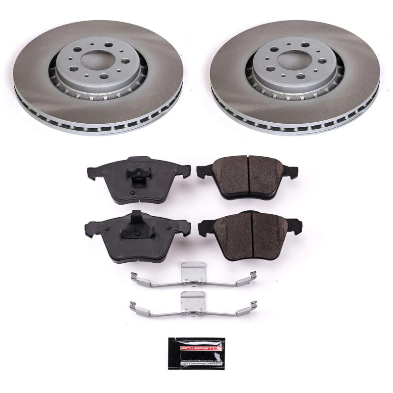 Power Stop 03-14 Volvo XC90 Front Semi-Coated Rotor Kit