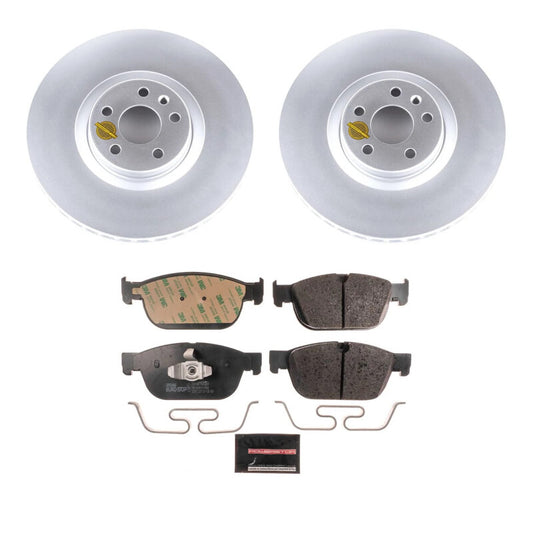 Power Stop 19-22 Volvo S60 Front Eurostop Brake Kit