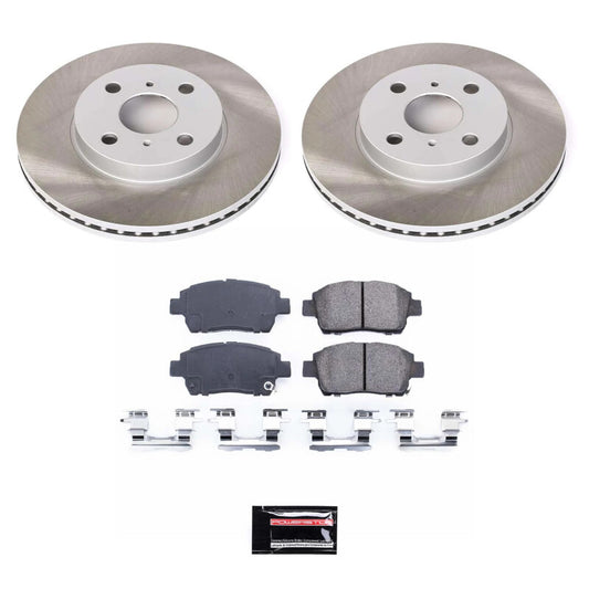 Power Stop 04-06 Scion xB Front Semi-Coated Rotor Kit