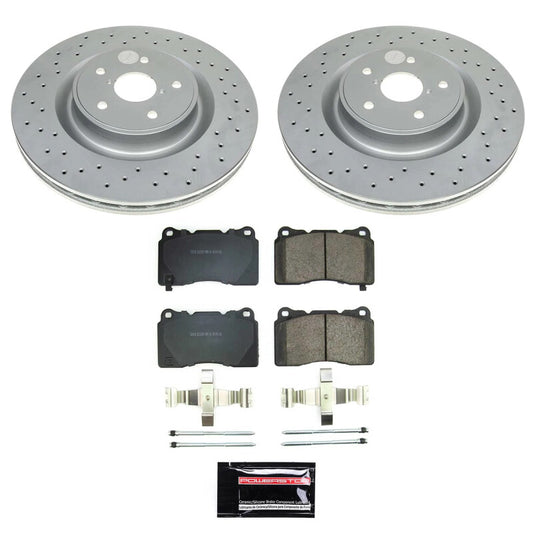 Power Stop 2021 Subaru WRX Front Z17 Coated Brake Kit