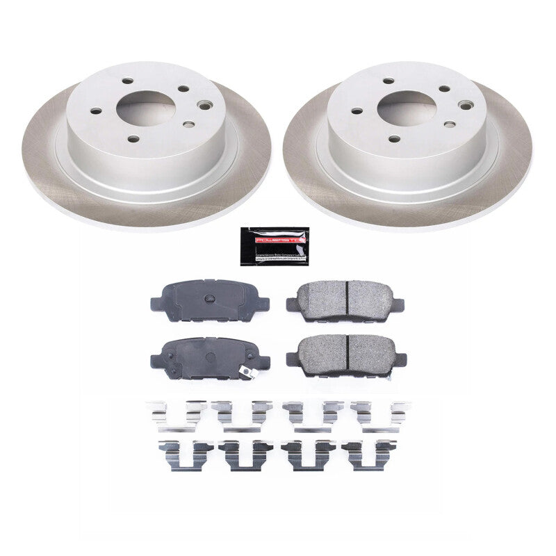 Power Stop 07-18 Nissan Sentra Rear Semi-Coated Rotor Kit