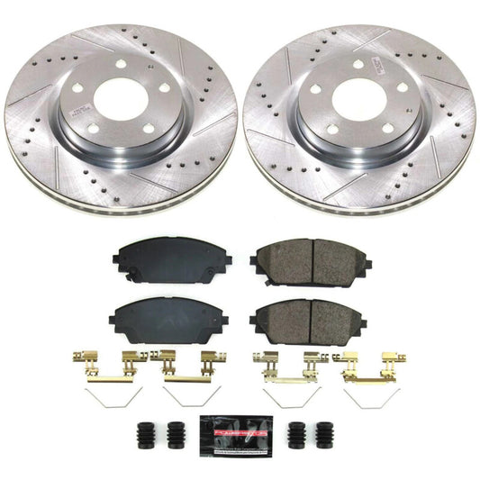 Power Stop 20-22 Mazda CX-30 Front Z23 Evolution Brake Kit