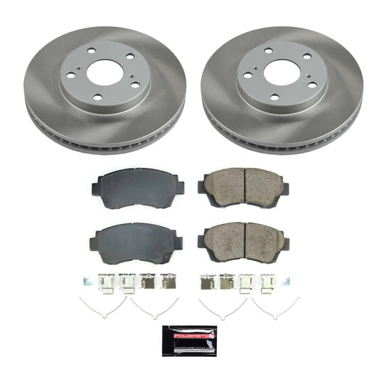 Power Stop 00-01 Toyota Camry Front Semi-Coated Rotor Kit