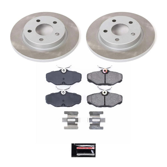 Power Stop 93-05 Mercury Sable Rear Semi-Coated Rotor Kit