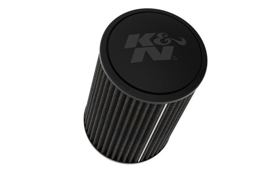 K&N Universal Clamp-On Air Filter 3-1/2in Flange ID 6in Base 5-1/4in Top 9in Height