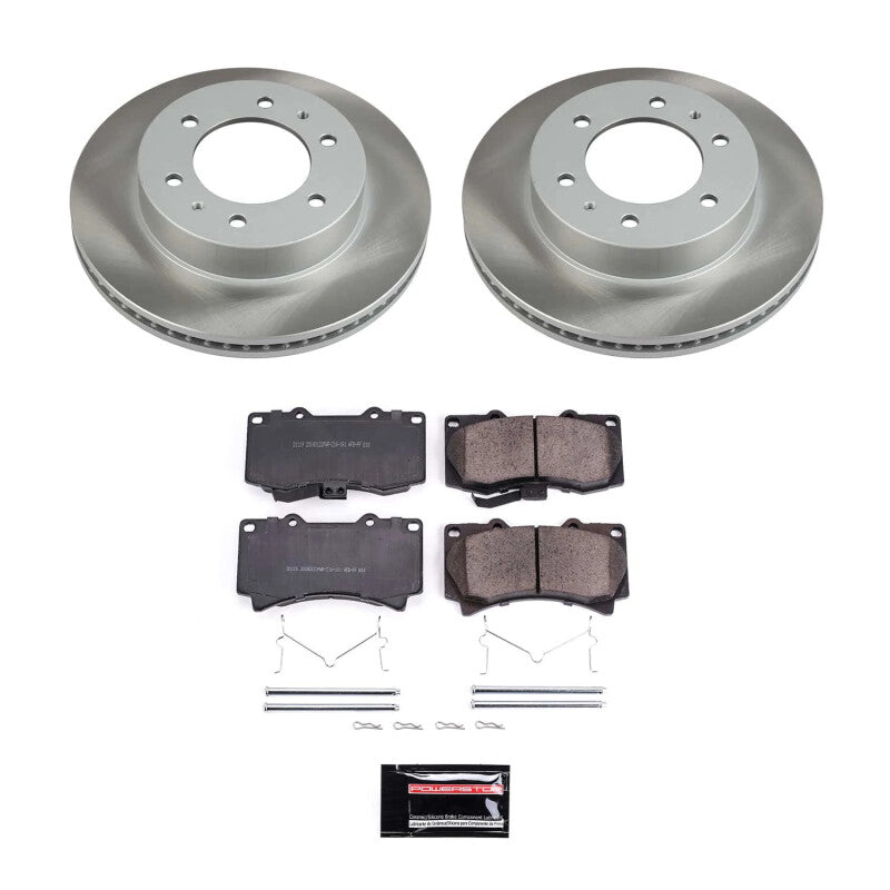 Power Stop 09-10 Hummer H3T Front Semi-Coated Rotor Kit