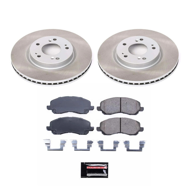 Power Stop 04-09 Mitsubishi Galant Front Semi-Coated Rotor Kit