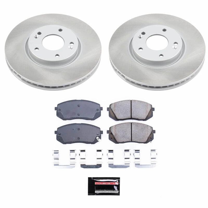 Power Stop 11-16 Kia Sportage Front Semi-Coated Rotor Kit